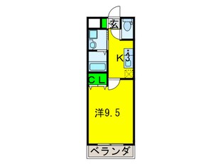 コンフォート弁天の物件間取画像